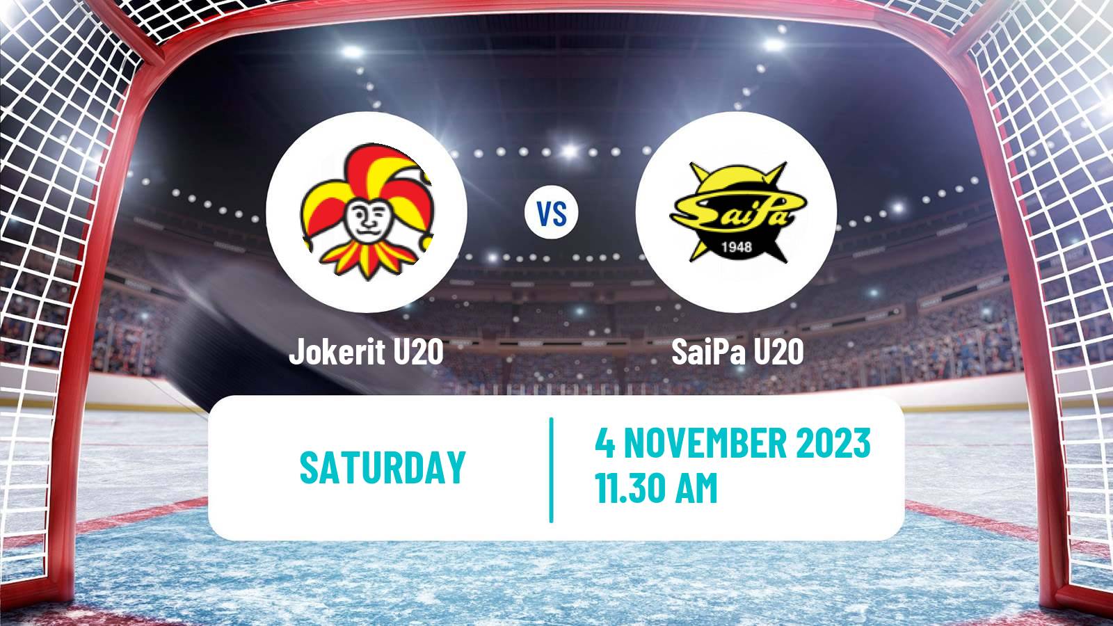 Hockey Finnish SM-sarja U20 Jokerit U20 - SaiPa U20