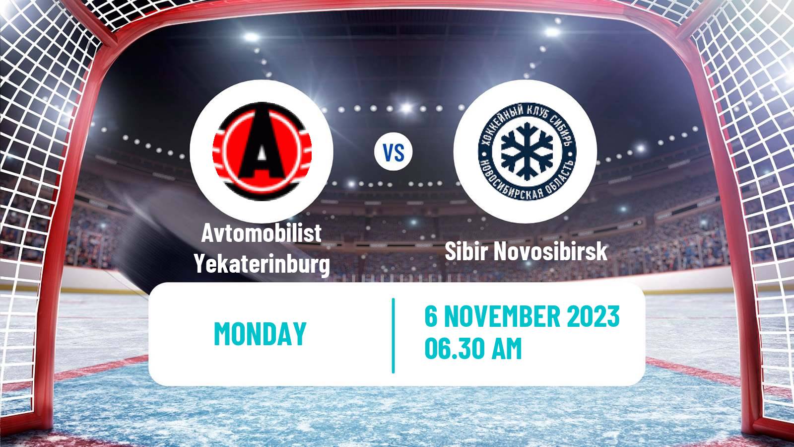 Hockey KHL Avtomobilist Yekaterinburg - Sibir Novosibirsk