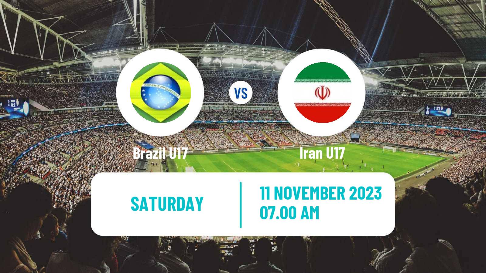 Soccer FIFA World Cup U17 Brazil U17 - Iran U17