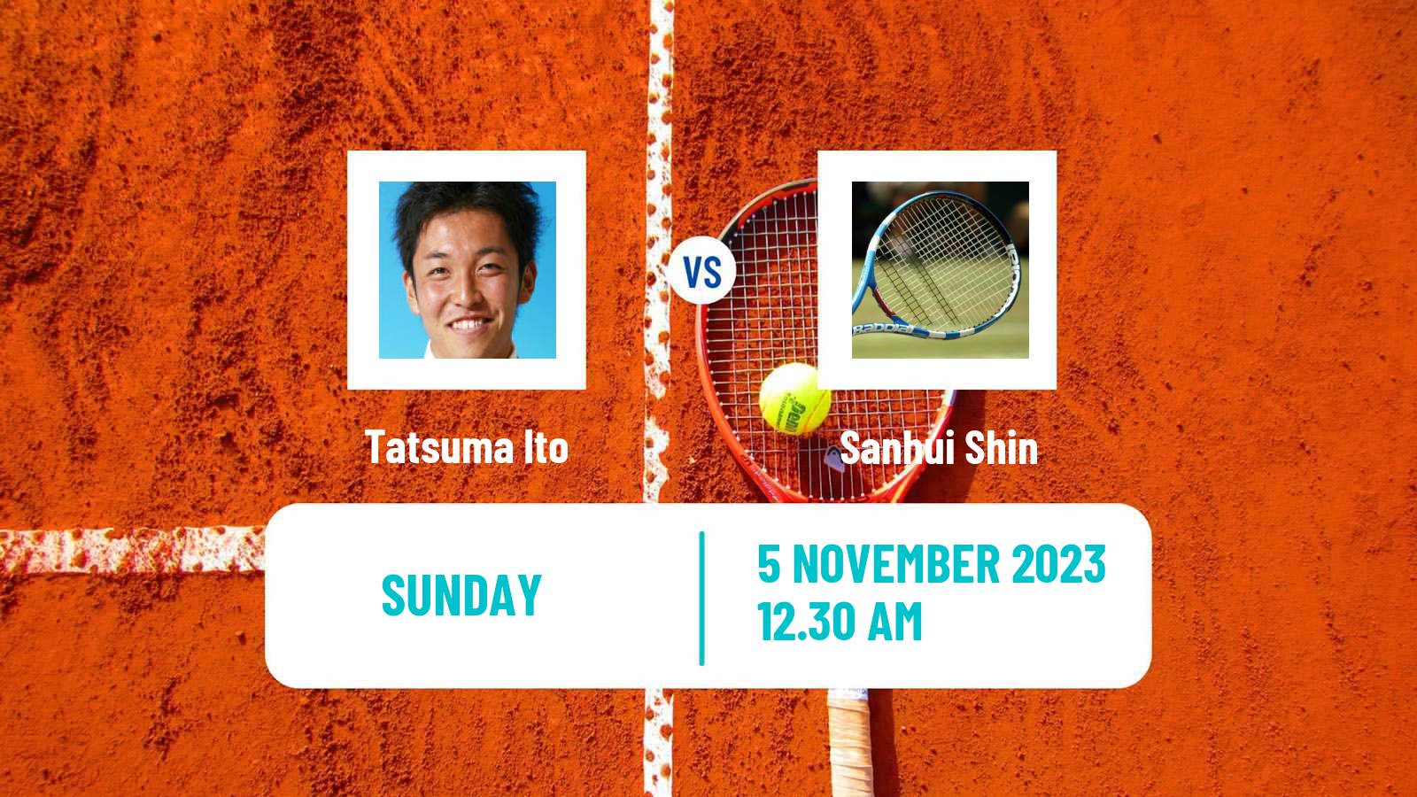Tennis Matsuyama Challenger Men Tatsuma Ito - Sanhui Shin