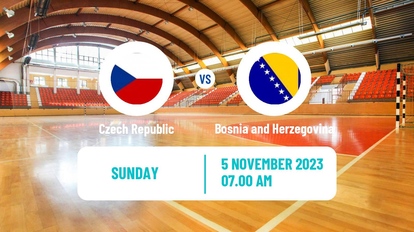 Handball Friendly International Handball Czech Republic - Bosnia and Herzegovina