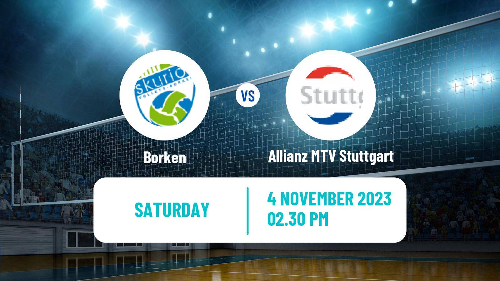 Volleyball German DVV Cup Women Borken - Allianz MTV Stuttgart