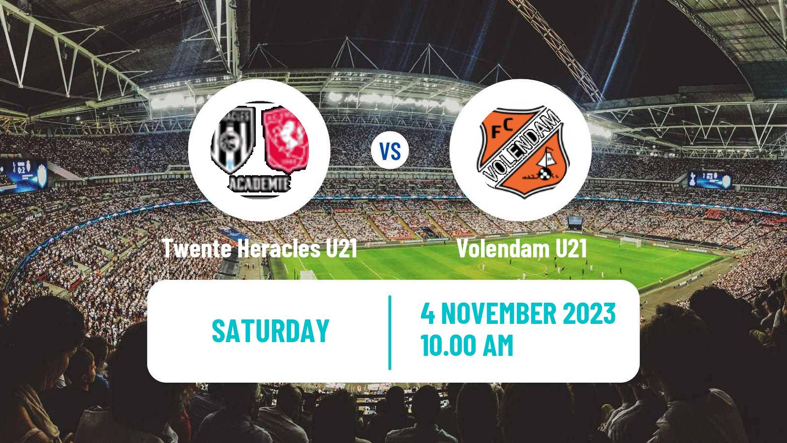 Soccer Dutch Divisie 1 U21 Twente Heracles U21 - Volendam U21