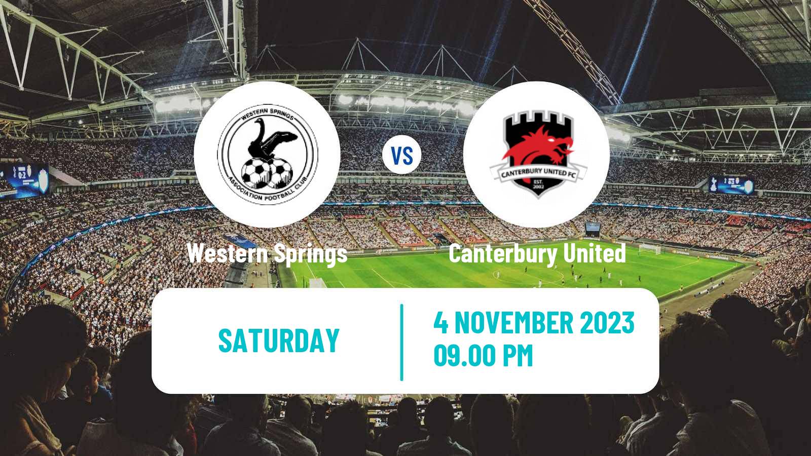Soccer New Zealand National League Women Western Springs - Canterbury United