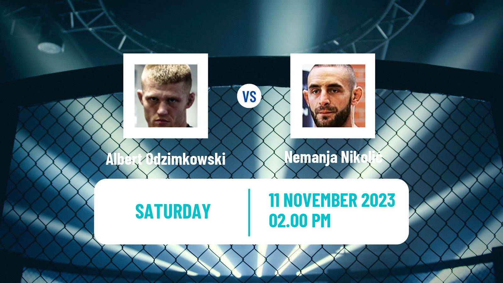 MMA Middleweight Ksw Men Albert Odzimkowski - Nemanja Nikolić