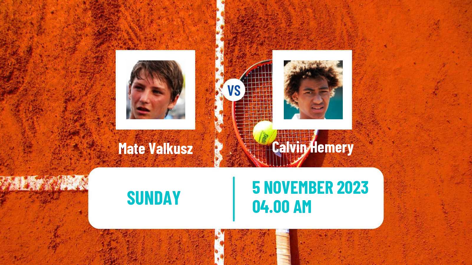 Tennis ATP Metz Mate Valkusz - Calvin Hemery