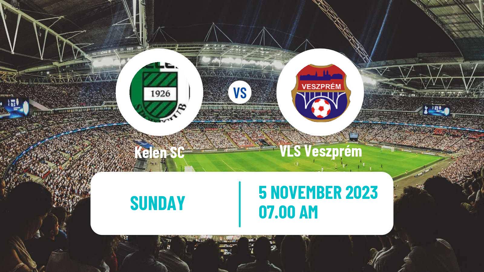 Soccer Hungarian NB III Northwest Kelen - VLS Veszprém
