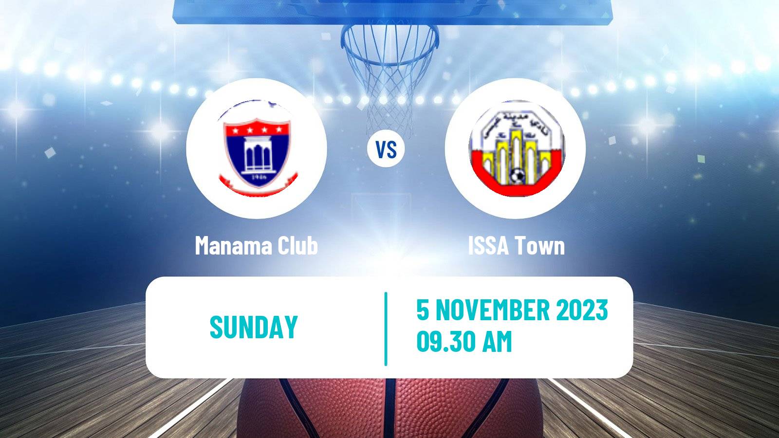 Basketball Bahraini Premier League Basketball Manama Club - ISSA Town