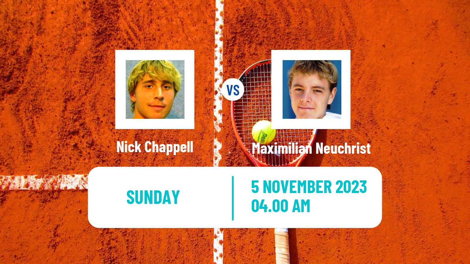 Tennis Helsinki Challenger Men Nick Chappell - Maximilian Neuchrist