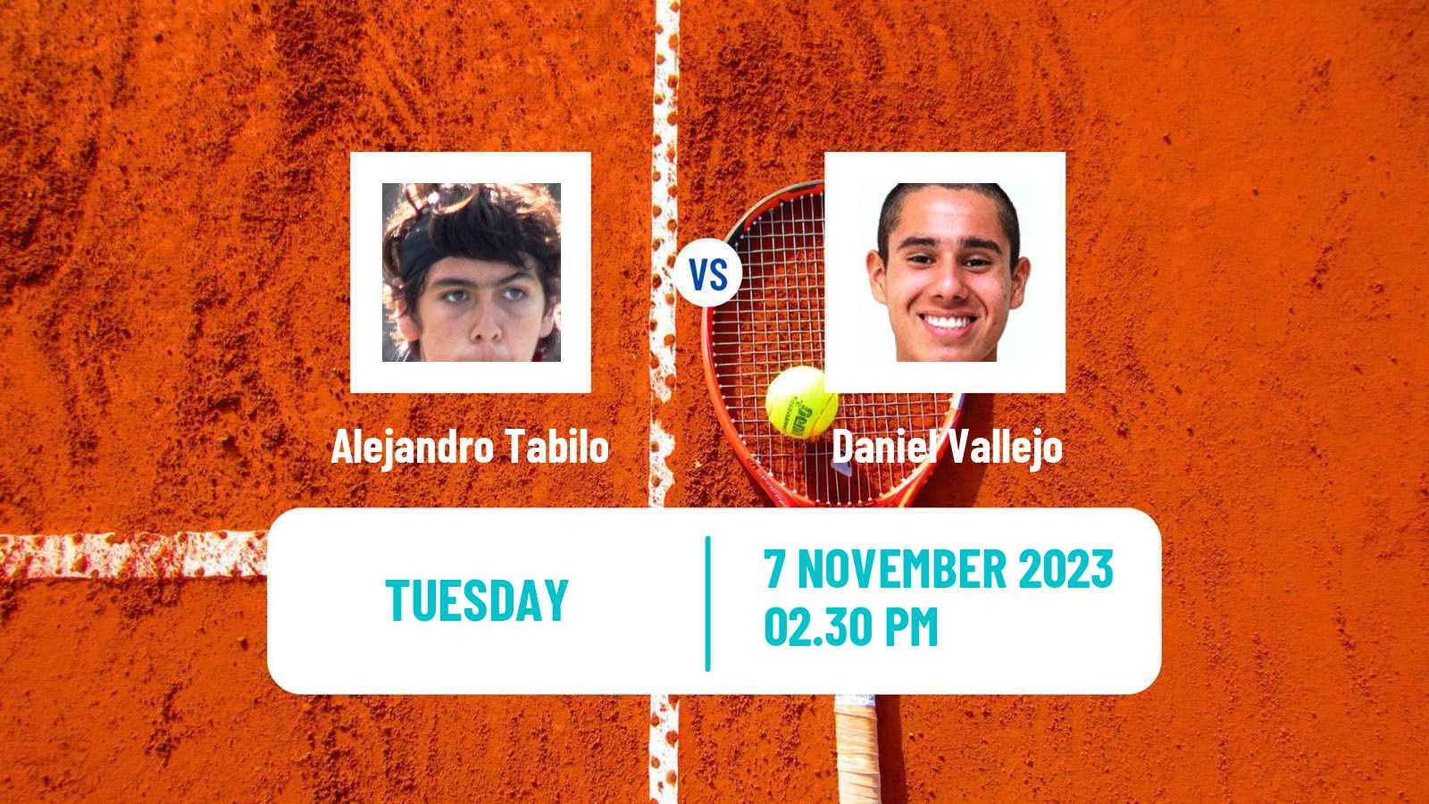 Tennis Lima 2 Challenger Men Alejandro Tabilo - Daniel Vallejo