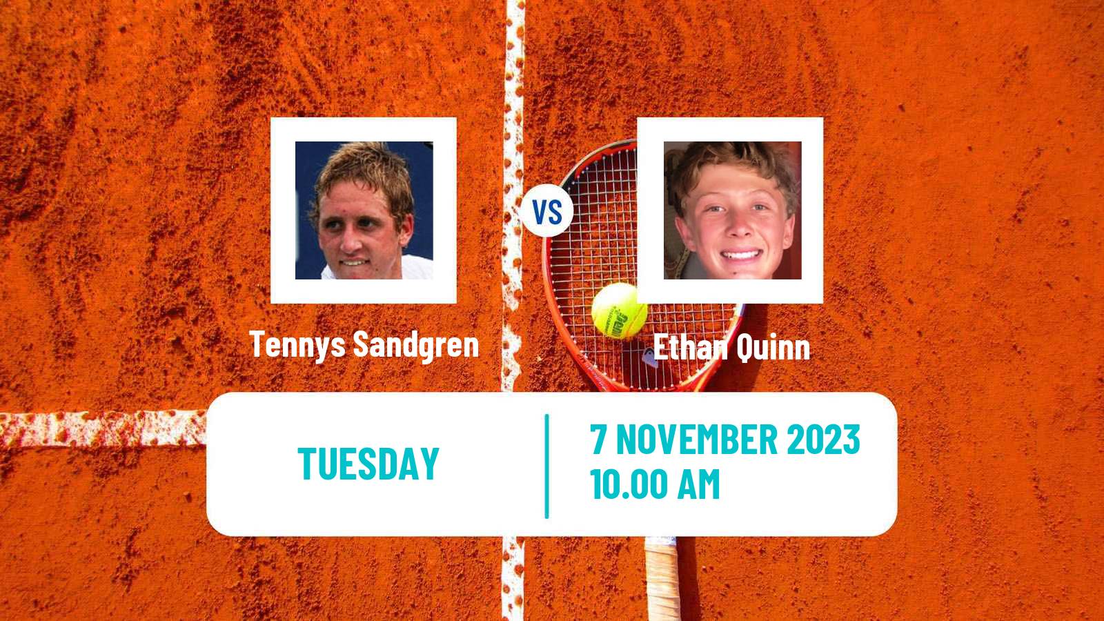 Tennis Knoxville Challenger Men Tennys Sandgren - Ethan Quinn