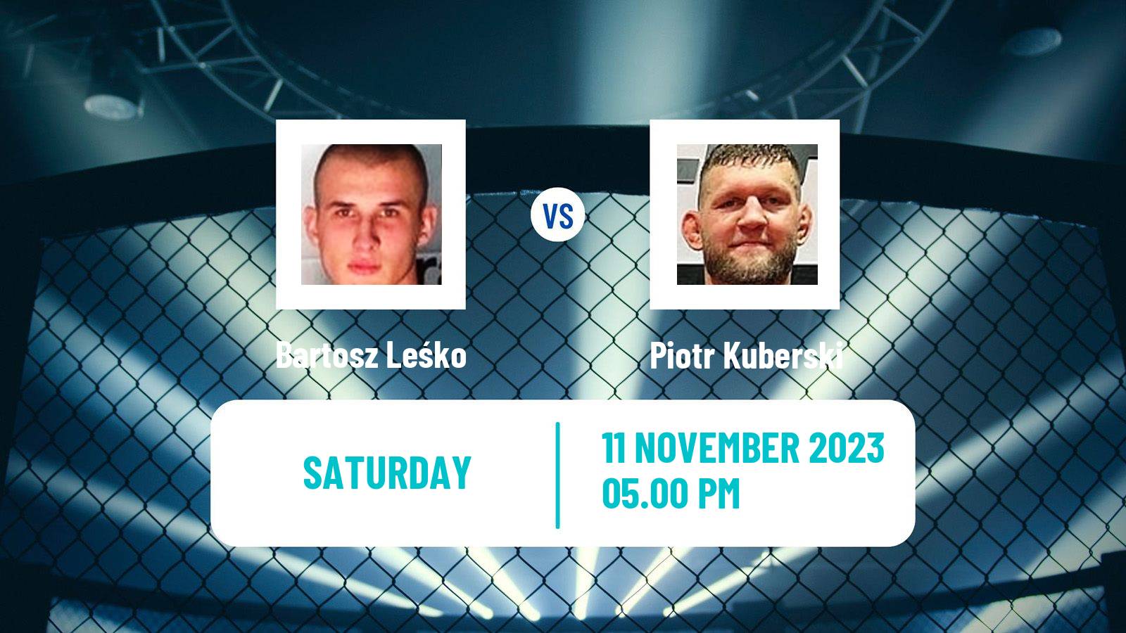 MMA Middleweight Ksw Men Bartosz Leśko - Piotr Kuberski