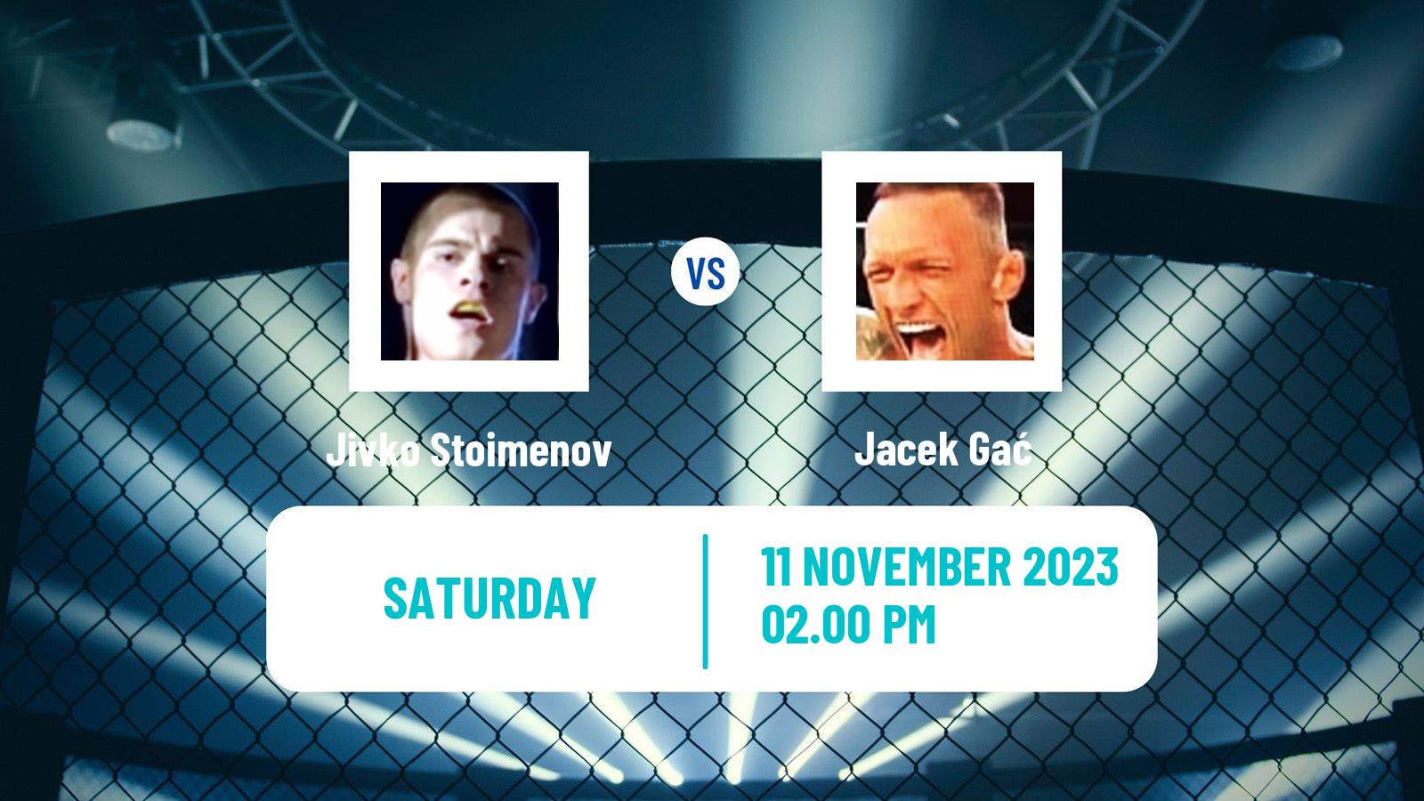 MMA Welterweight Ksw Men Jivko Stoimenov - Jacek Gać