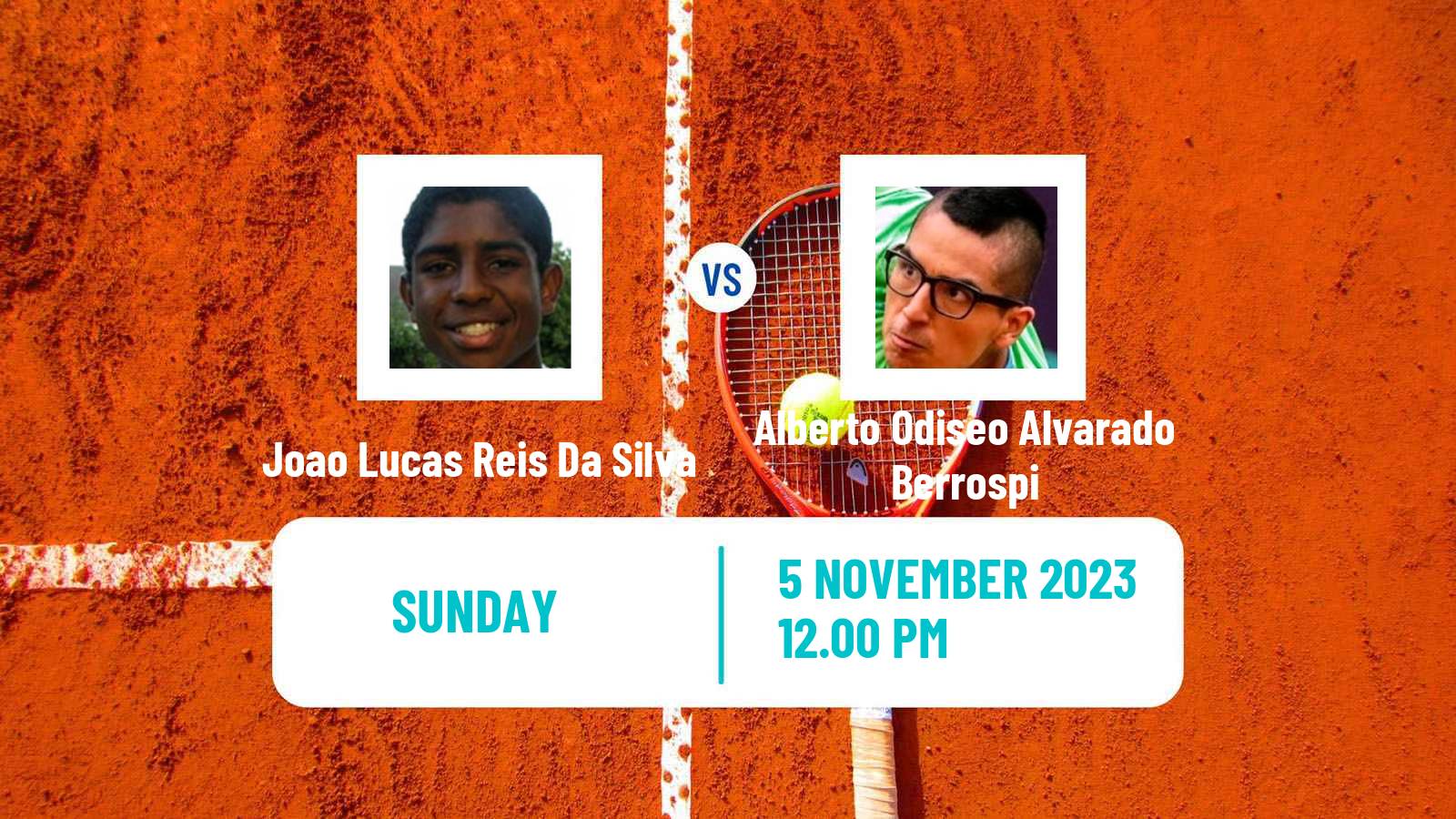 Tennis Lima 2 Challenger Men Joao Lucas Reis Da Silva - Alberto Odiseo Alvarado Berrospi