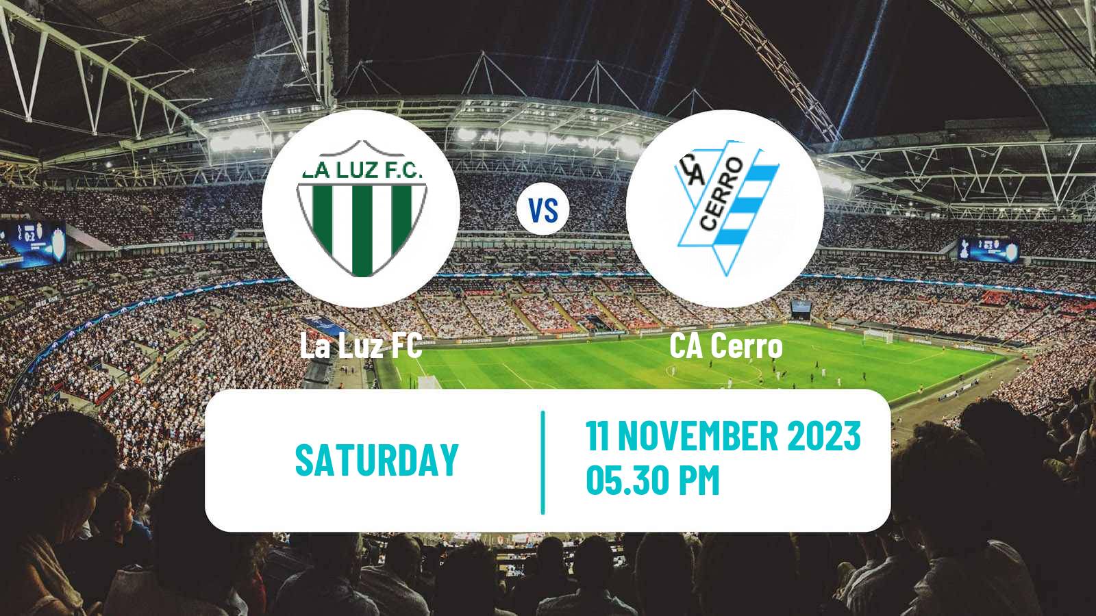 Soccer Uruguayan Primera Division La Luz - Cerro