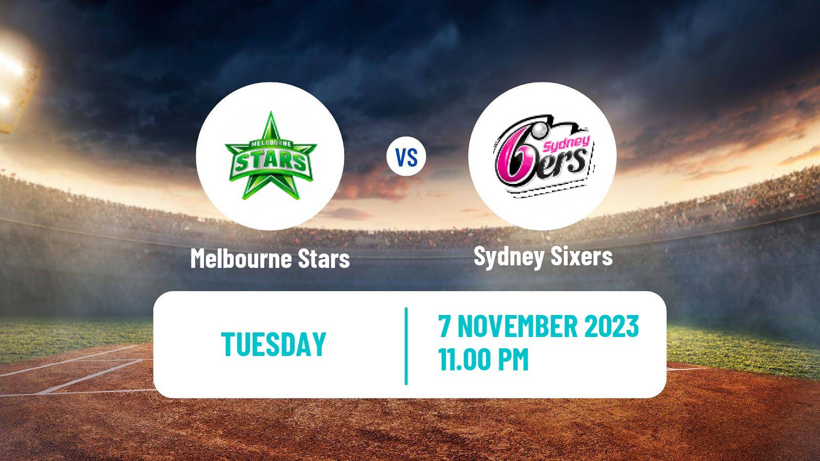 Cricket Australian Big Bash T20 Women Melbourne Stars - Sydney Sixers