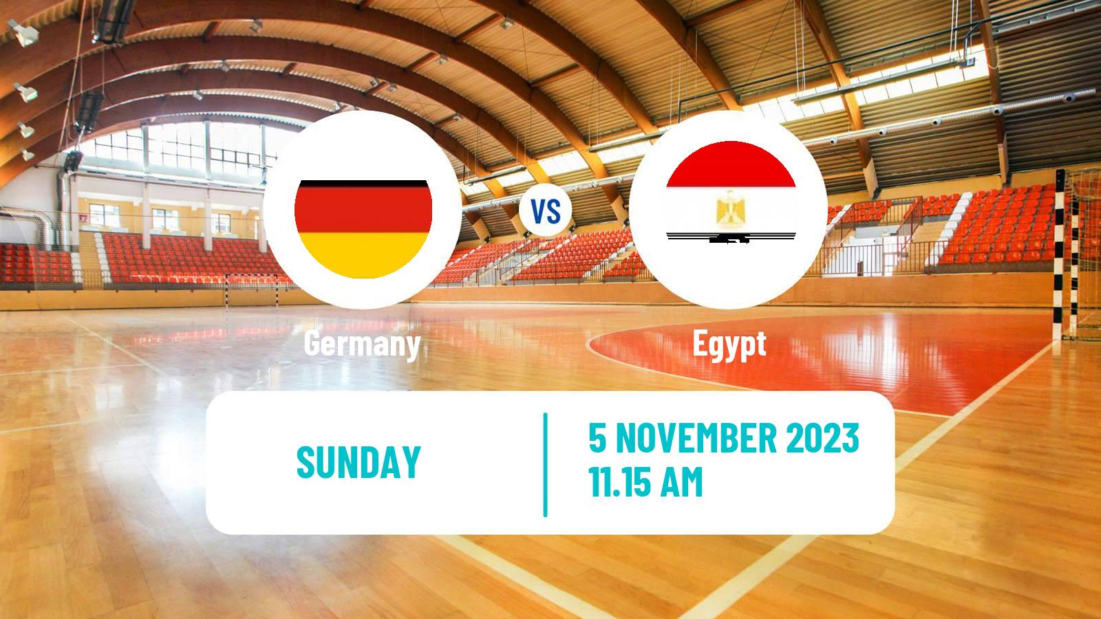 Handball Friendly International Handball Germany - Egypt