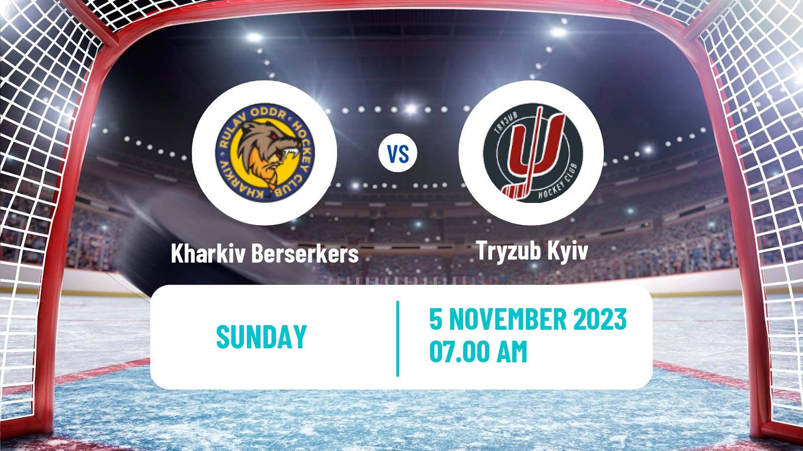 Hockey Ukrainian UHL Kharkiv Berserkers - Tryzub Kyiv