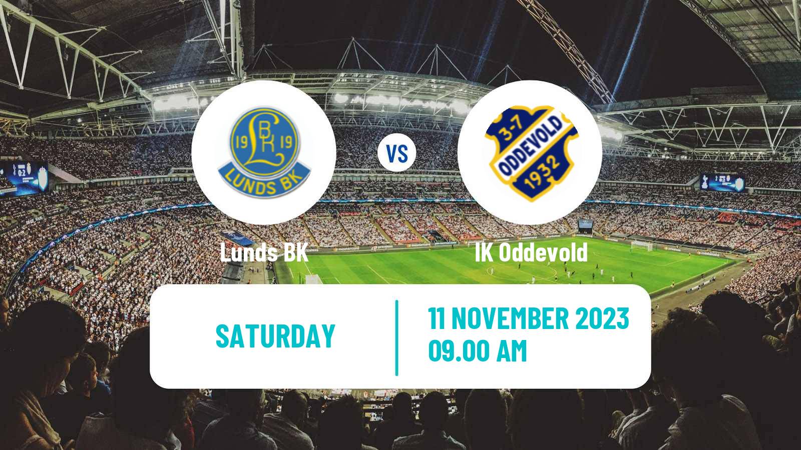 Soccer Swedish Division 1 Södra Lunds - Oddevold