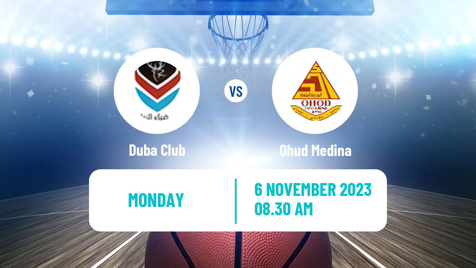 Basketball Saudi Premier League Basketball Duba - Ohud Medina