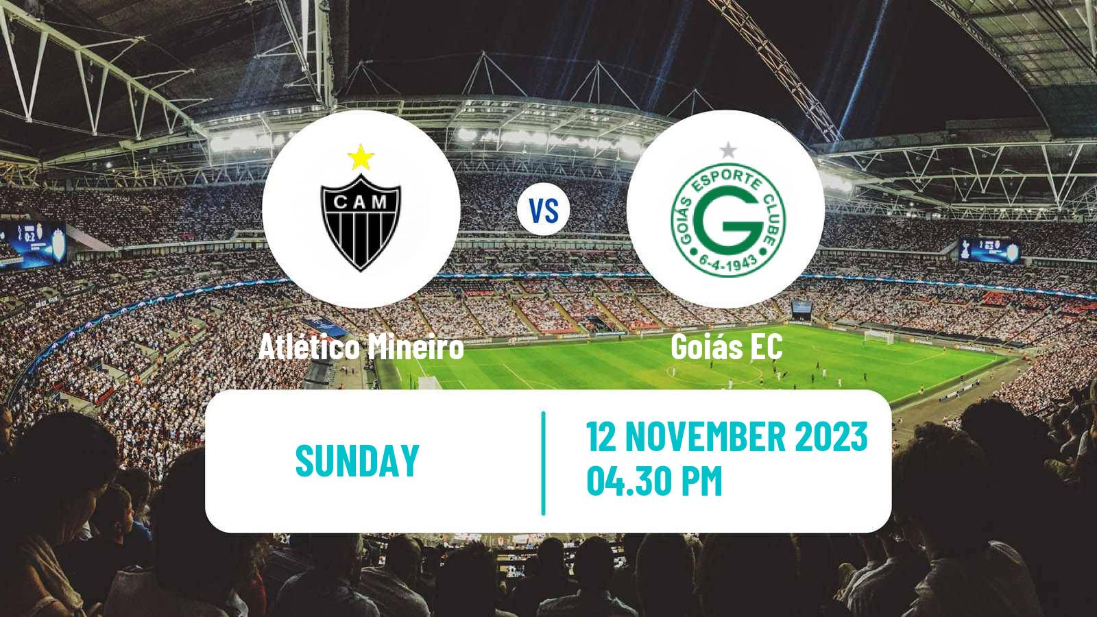 Soccer Brazilian Serie A Atlético Mineiro - Goiás