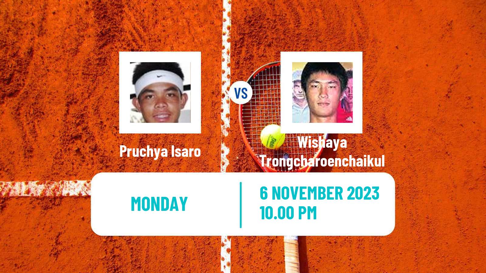 Tennis ITF M15 Hua Hin Men 2023 Pruchya Isaro - Wishaya Trongcharoenchaikul