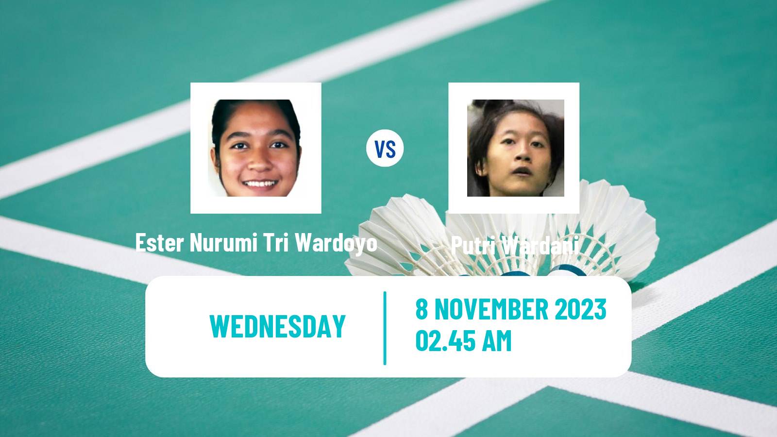 Badminton BWF World Tour Korea Masters Women Ester Nurumi Tri Wardoyo - Putri Wardani