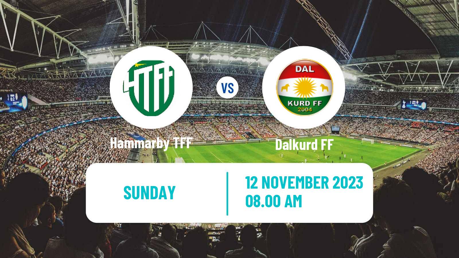 Soccer Swedish Division 1 Norra Hammarby TFF - Dalkurd