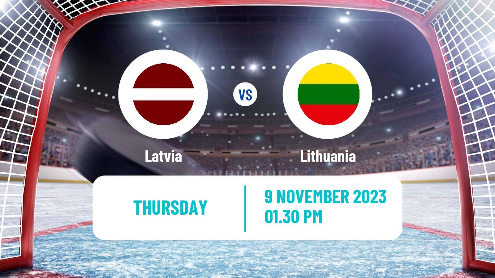Hockey Ice Hockey International Tournament Poland Latvia - Lithuania