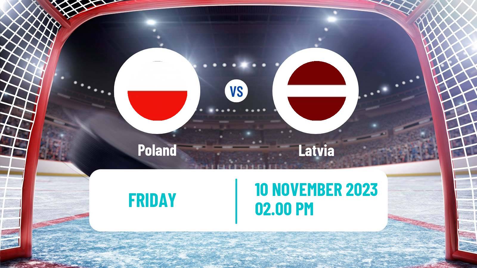 Hockey Ice Hockey International Tournament Poland Poland - Latvia