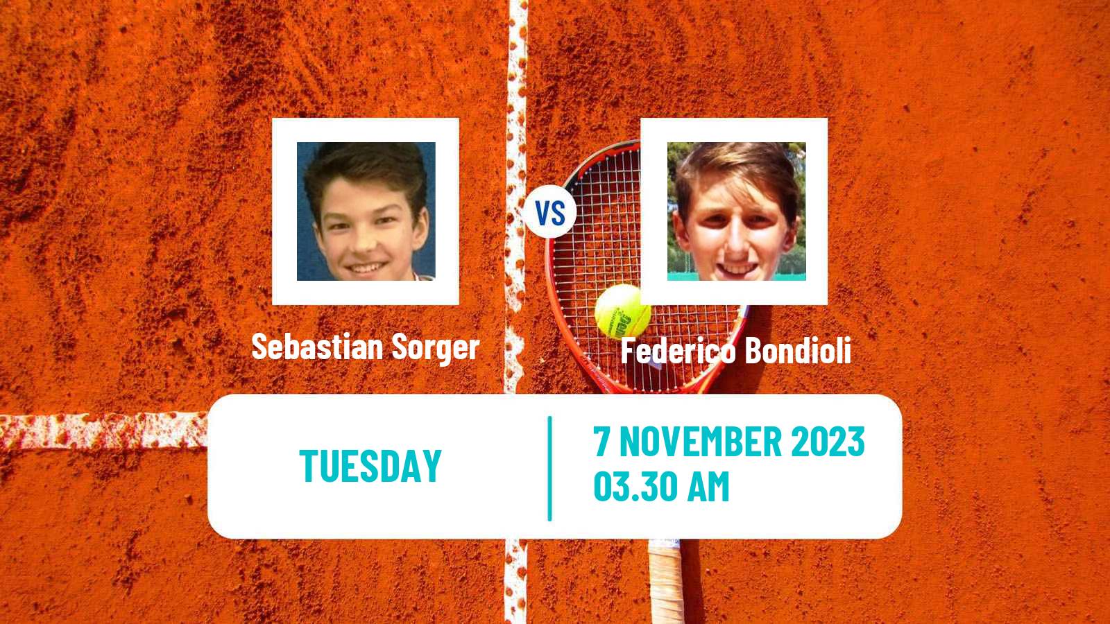 Tennis ITF M15 Monastir 45 Men 2023 Sebastian Sorger - Federico Bondioli