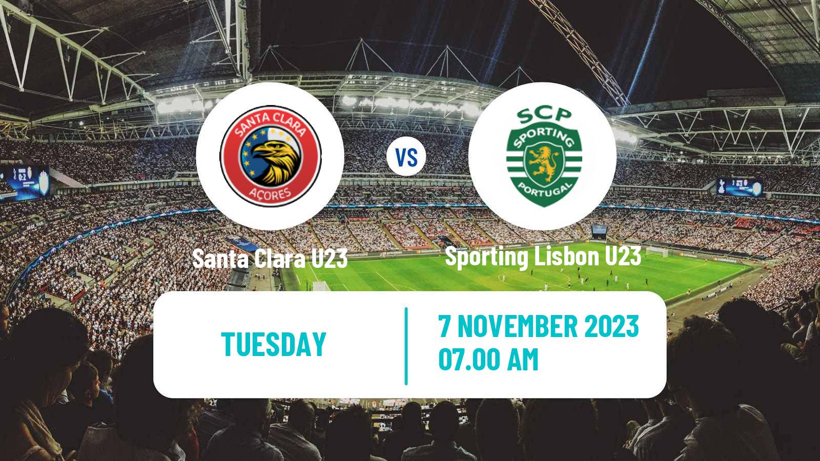 Soccer Portuguese Liga Revelacao U23 Santa Clara U23 - Sporting Lisbon U23