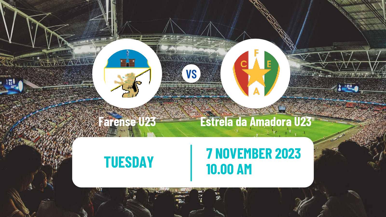 Soccer Portuguese Liga Revelacao U23 Farense U23 - Estrela da Amadora U23