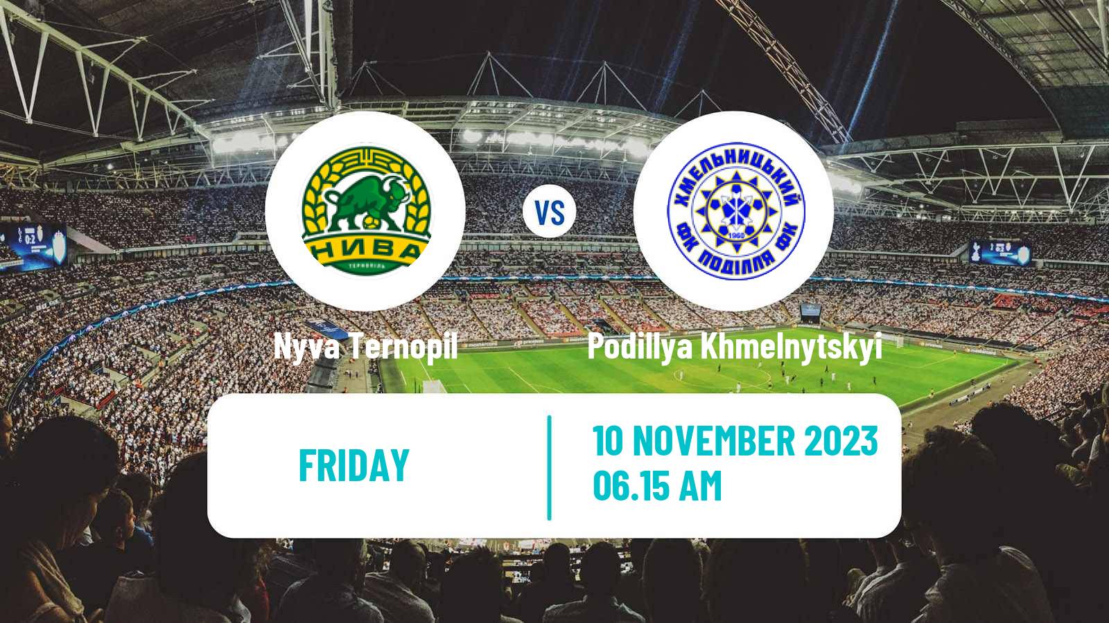 Soccer Ukrainian Persha Liga Nyva Ternopil - Podillya Khmelnytskyi