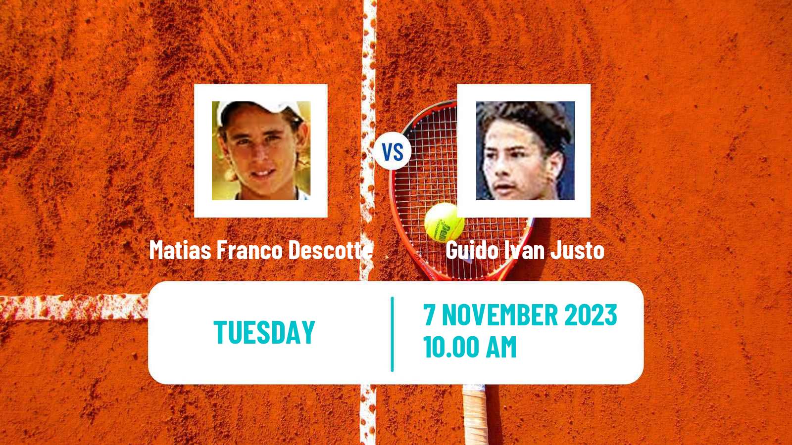 Tennis ITF M15 Rosario Men Matias Franco Descotte - Guido Ivan Justo