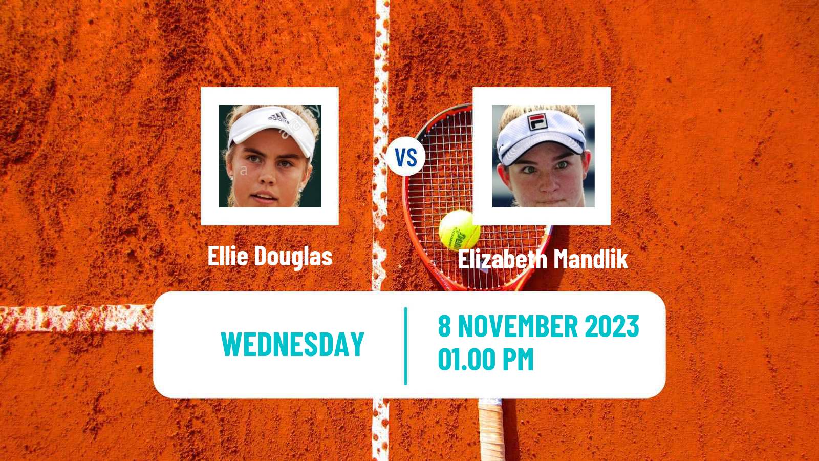 Tennis ITF W100 Charleston Sc 2 Women Ellie Douglas - Elizabeth Mandlik