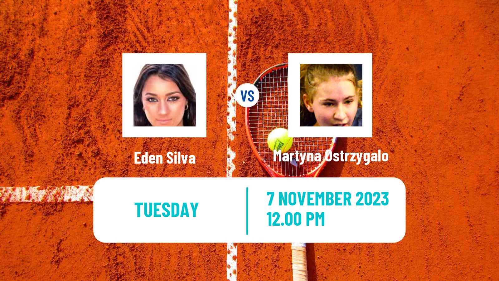 Tennis ITF W60 H Calgary Women 2023 Eden Silva - Martyna Ostrzygalo