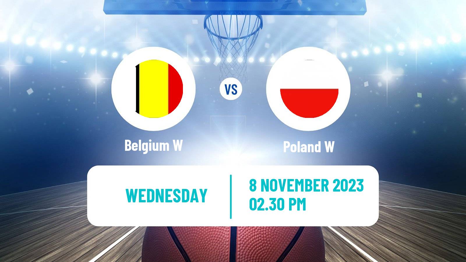 Basketball EuroBasket Women Belgium W - Poland W