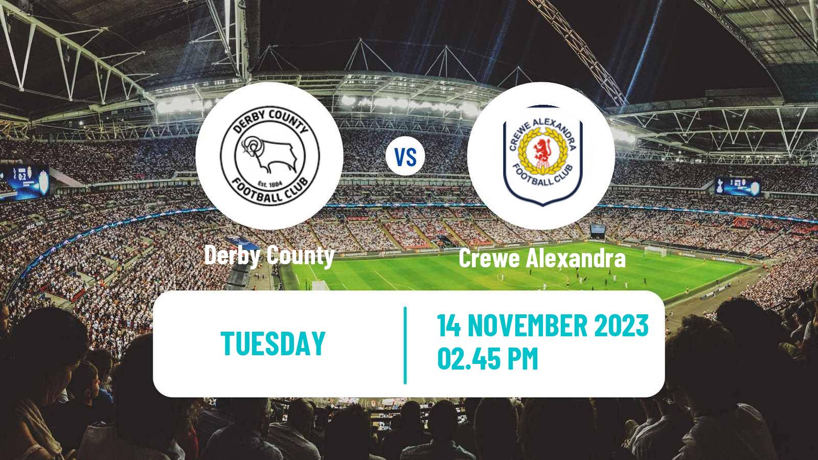 Soccer English FA Cup Derby County - Crewe Alexandra