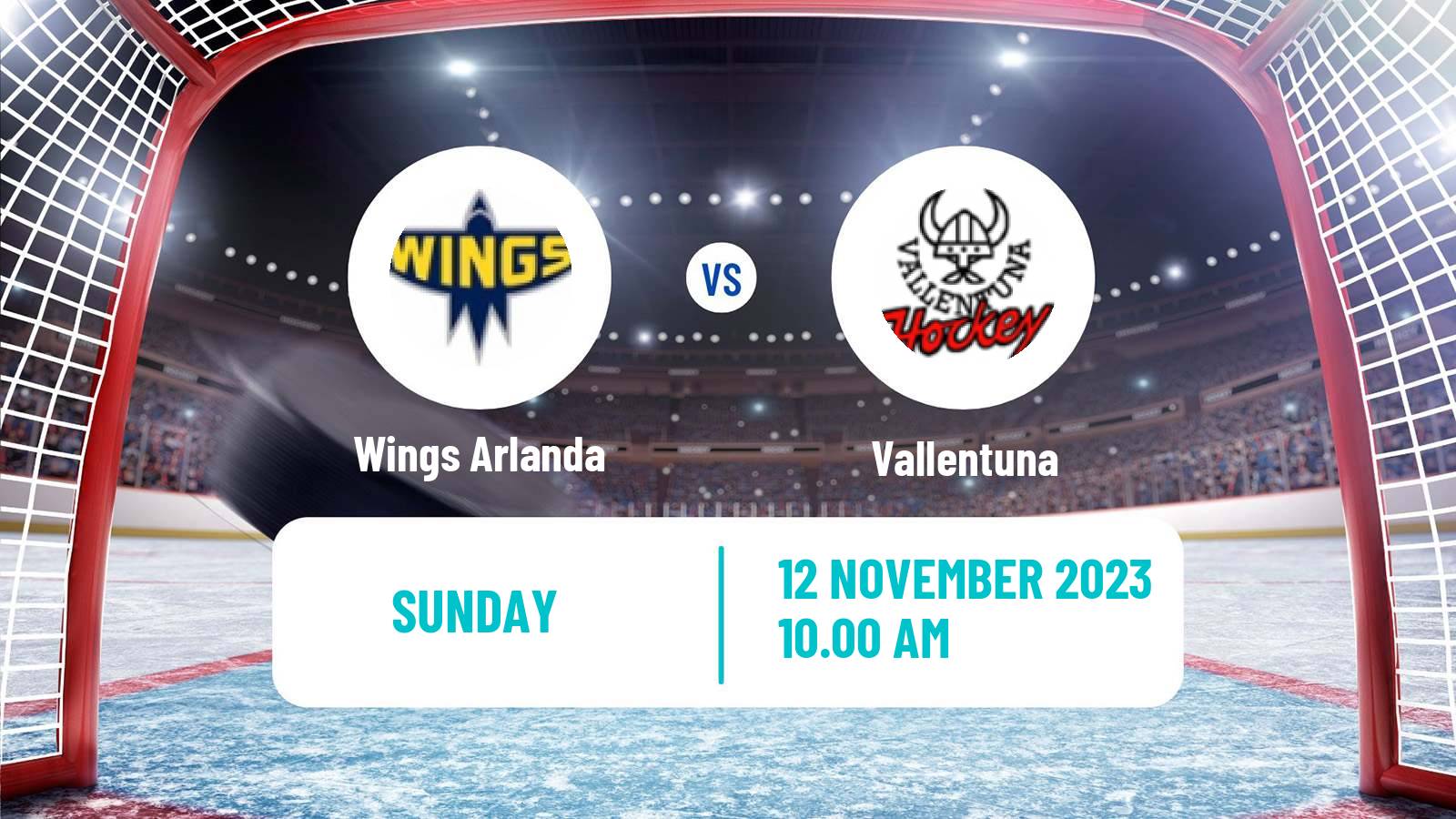 Hockey Swedish HockeyEttan Ostra Wings Arlanda - Vallentuna