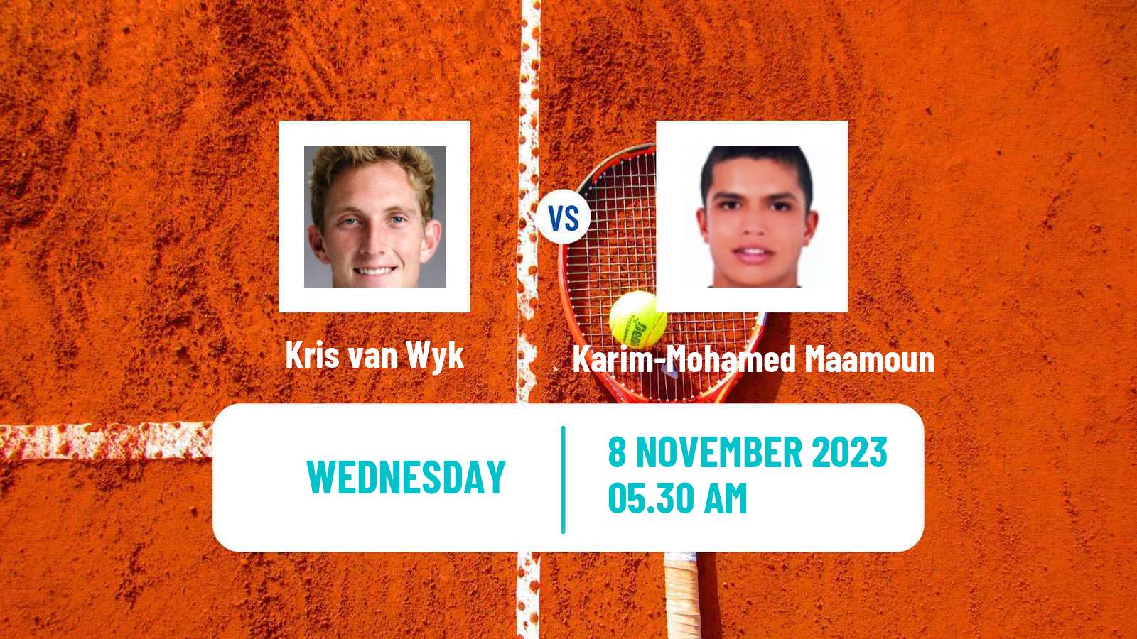 Tennis ITF M25 Sharm Elsheikh 5 Men Kris van Wyk - Karim-Mohamed Maamoun