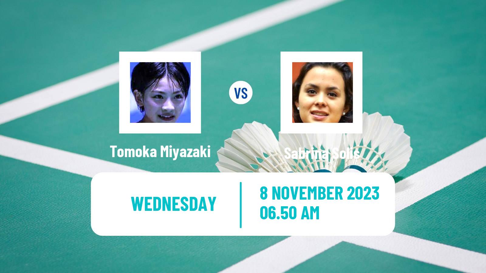 Badminton BWF World Tour Korea Masters Women Tomoka Miyazaki - Sabrina Solis