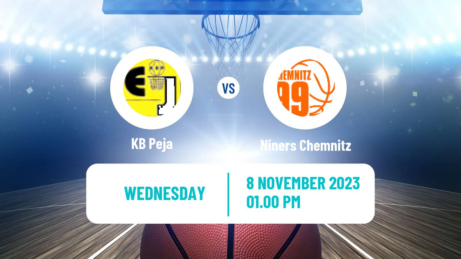 Basketball FIBA Europe Cup Peja - Niners Chemnitz