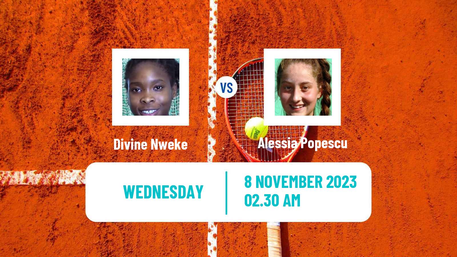 Tennis ITF W15 Sharm Elsheikh 23 Women Divine Nweke - Alessia Popescu