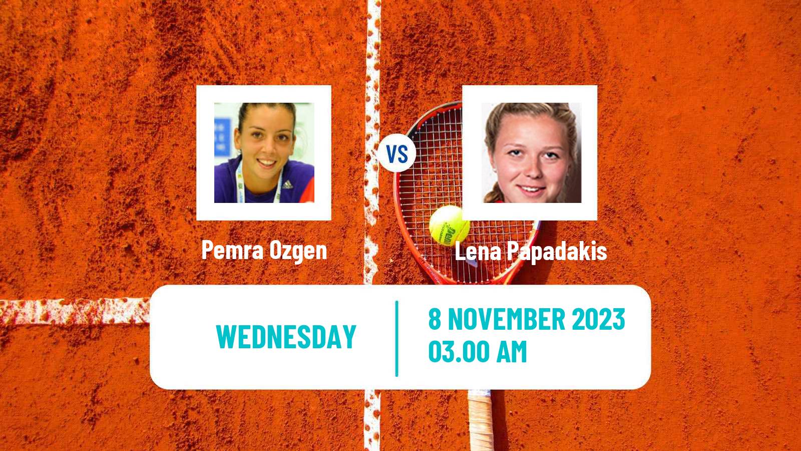 Tennis ITF W25 Solarino 2 Women Pemra Ozgen - Lena Papadakis