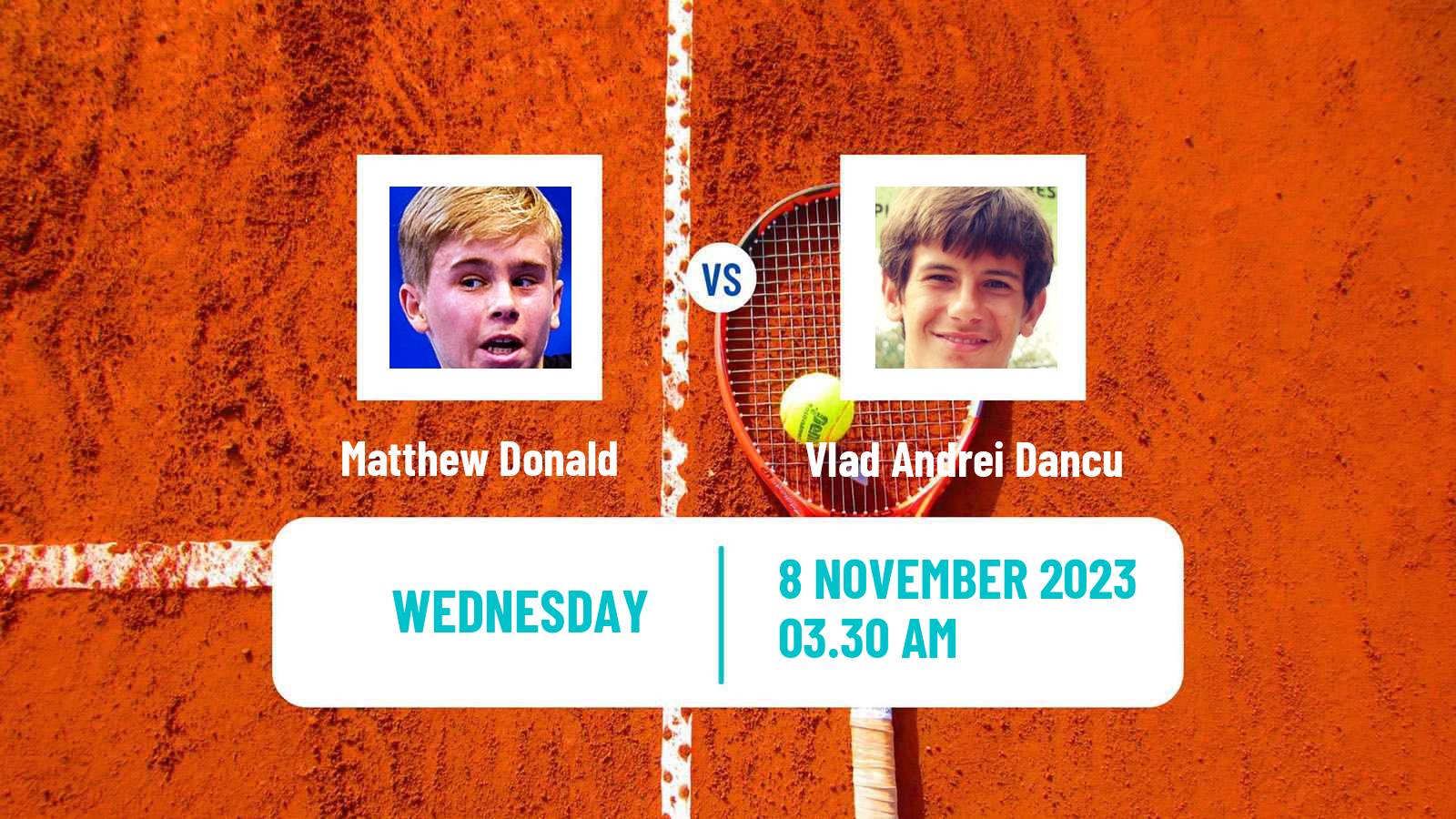 Tennis ITF M15 Monastir 45 Men Matthew Donald - Vlad Andrei Dancu