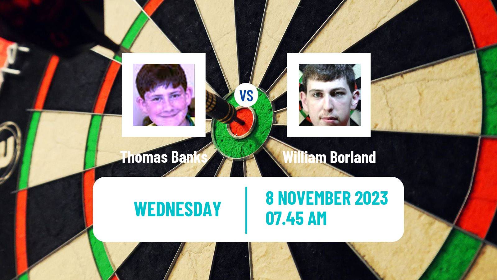 Darts Modus Super Series Thomas Banks - William Borland