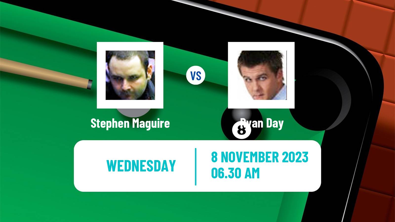 Snooker International Championship Stephen Maguire - Ryan Day