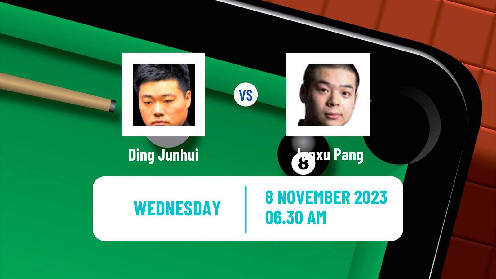 Snooker International Championship Ding Junhui - Junxu Pang
