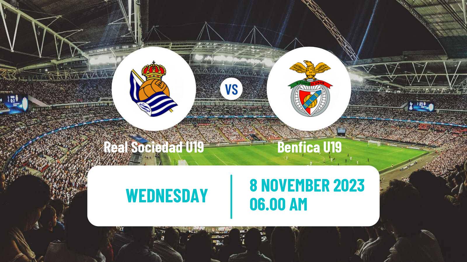 Soccer UEFA Youth League Real Sociedad U19 - Benfica U19